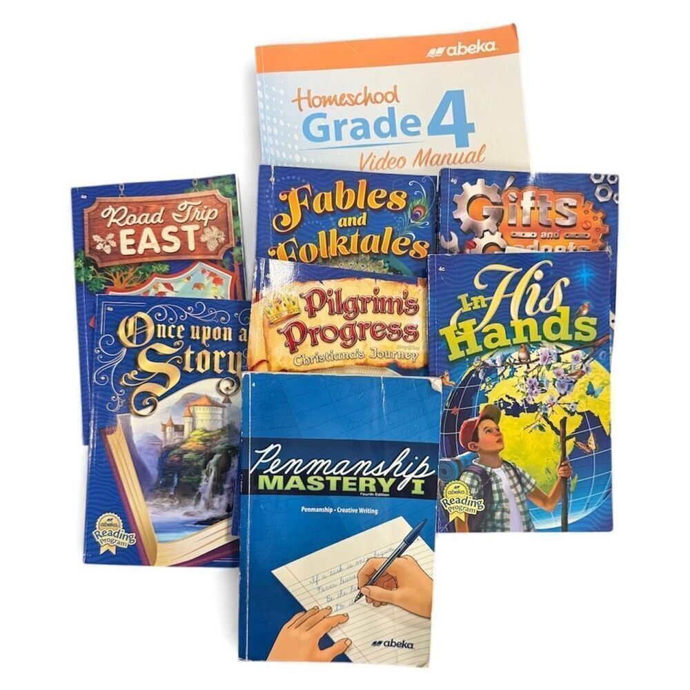 Abeka Grade 4 4th Grade Homeschool Reading Books & Curriculum Guide